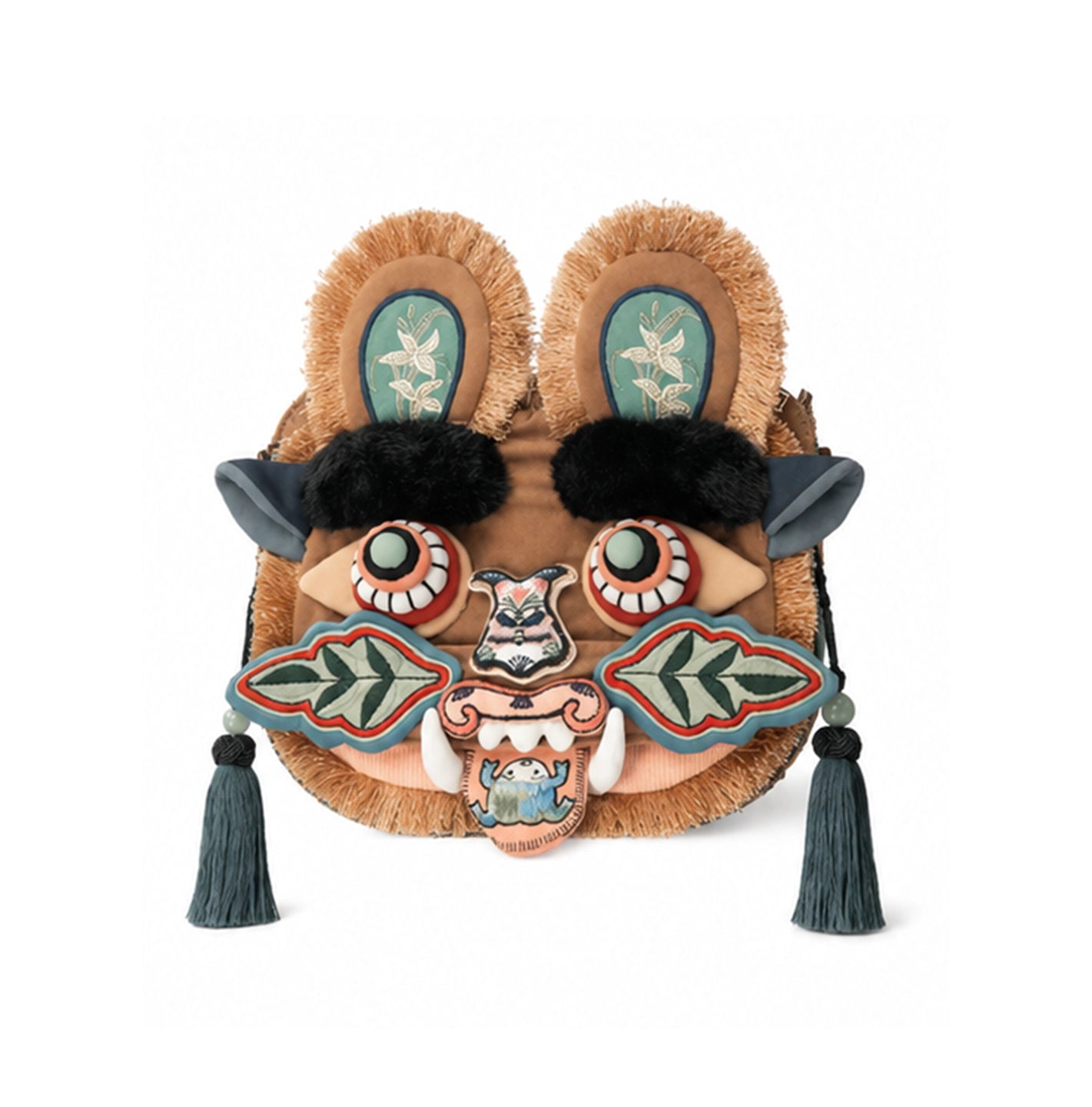 Imperial Tiger Embroidered Mini Bag